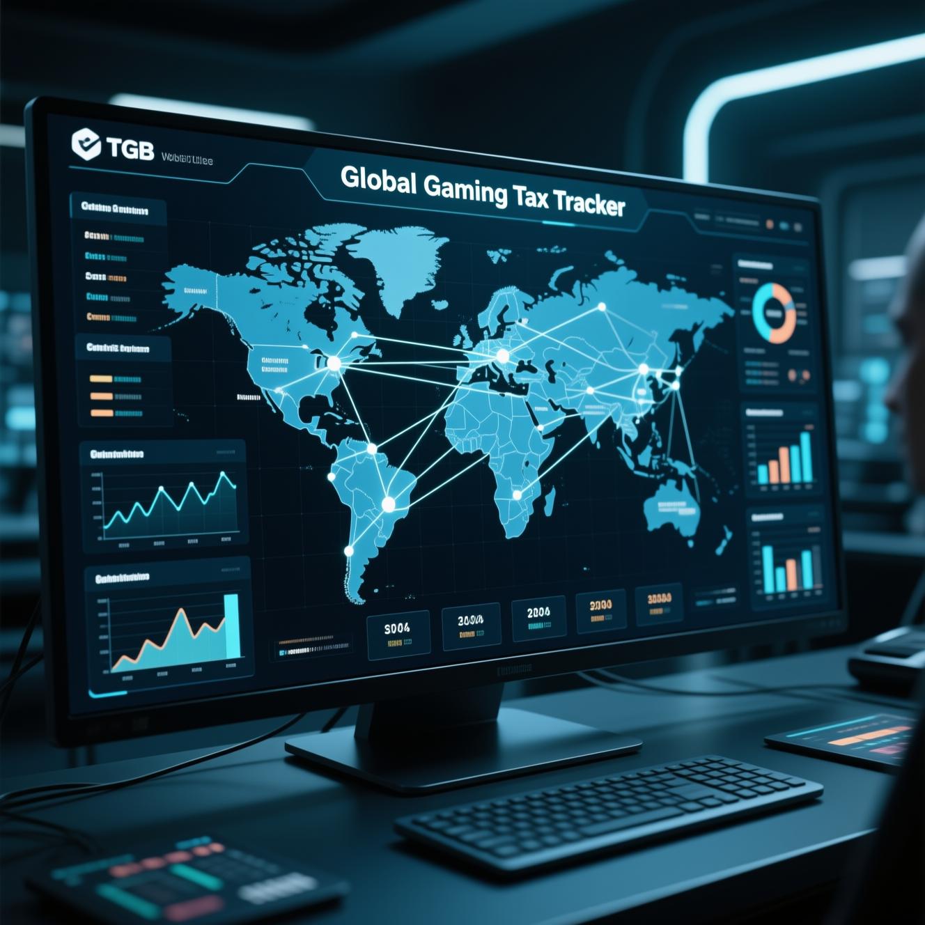 Global Gaming Tax Tracker illustration