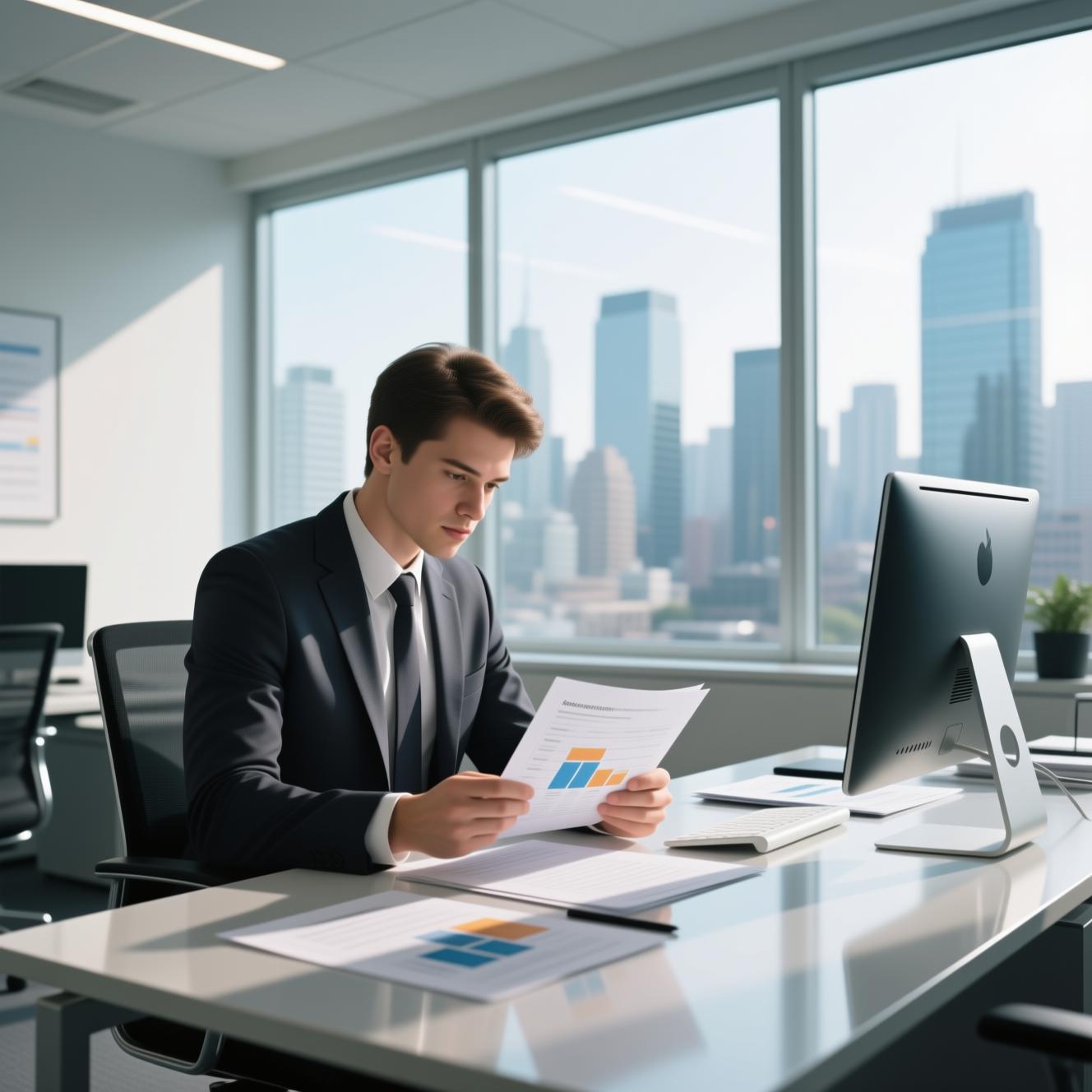 Gaming professional reviewing strategic frameworks