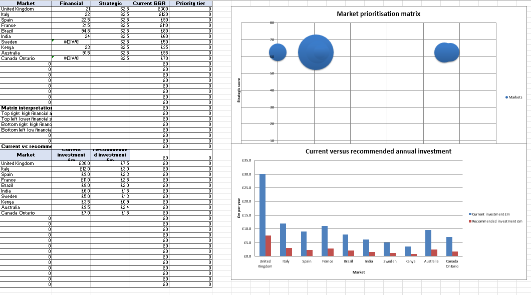 Excel calculator preview