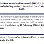 Malaysia rolls out New Incentive Framework effective 1 March, starting with manufacturing sector