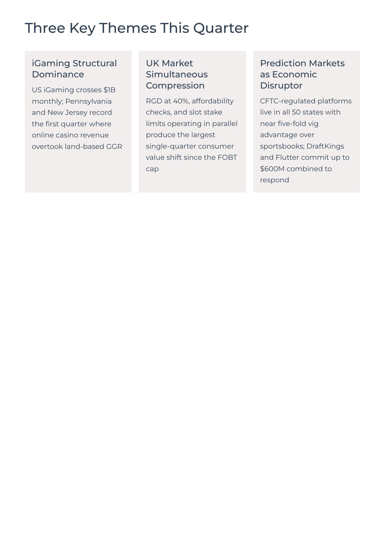 Three Key Themes