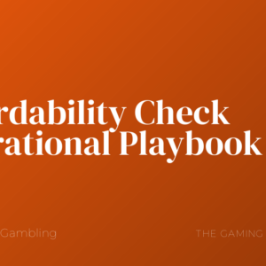 Affordability Check Operational Playbook