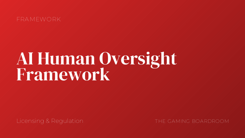 AI Human Oversight Framework