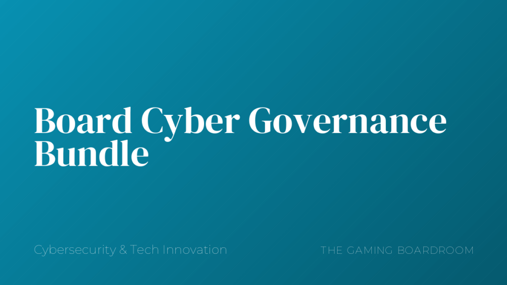 Board Cyber Governance Bundle
