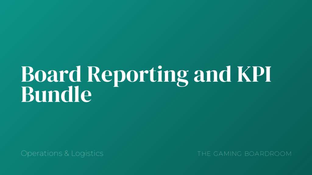 Board Reporting and KPI Bundle