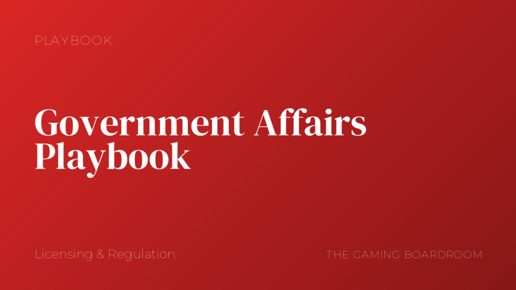 Government Affairs Playbook