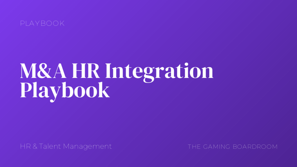M&A HR Integration Playbook