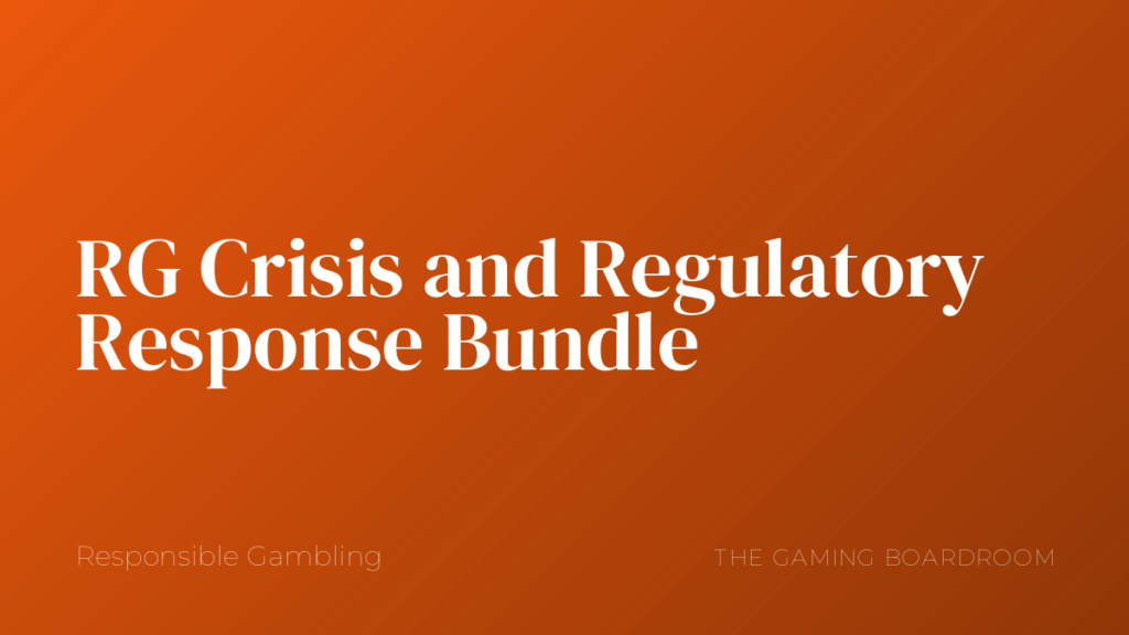 RG Crisis and Regulatory Response Bundle