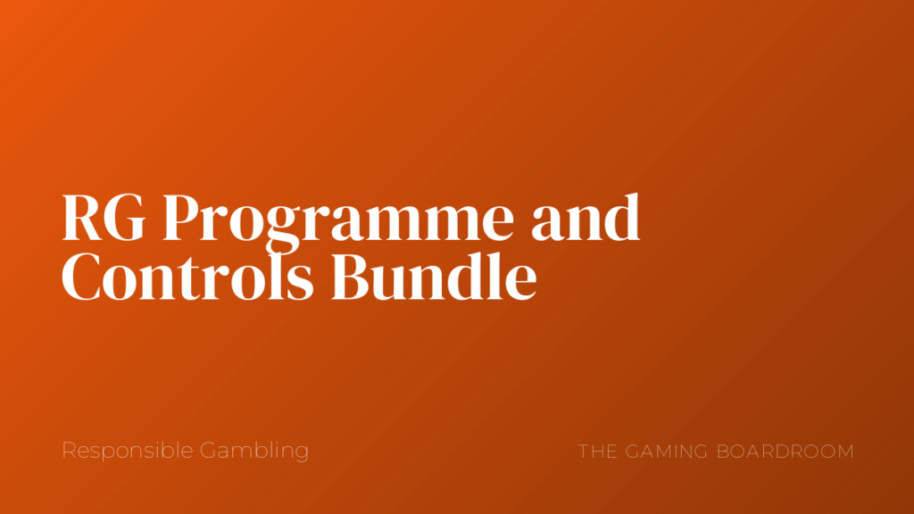 RG Programme and Controls Bundle