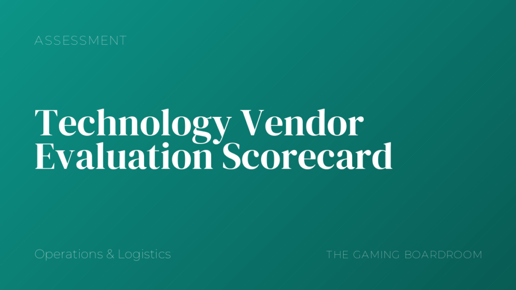 Technology Vendor Evaluation Scorecard